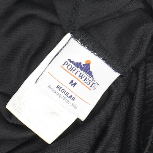 Portwest Men's Black Trousers M Regular Fit