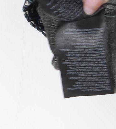 Women's Black Geometric H&M Trousers, Size L