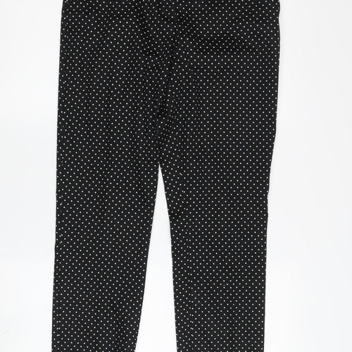 H&M Women's Black Polka Dot Jegging Size 10