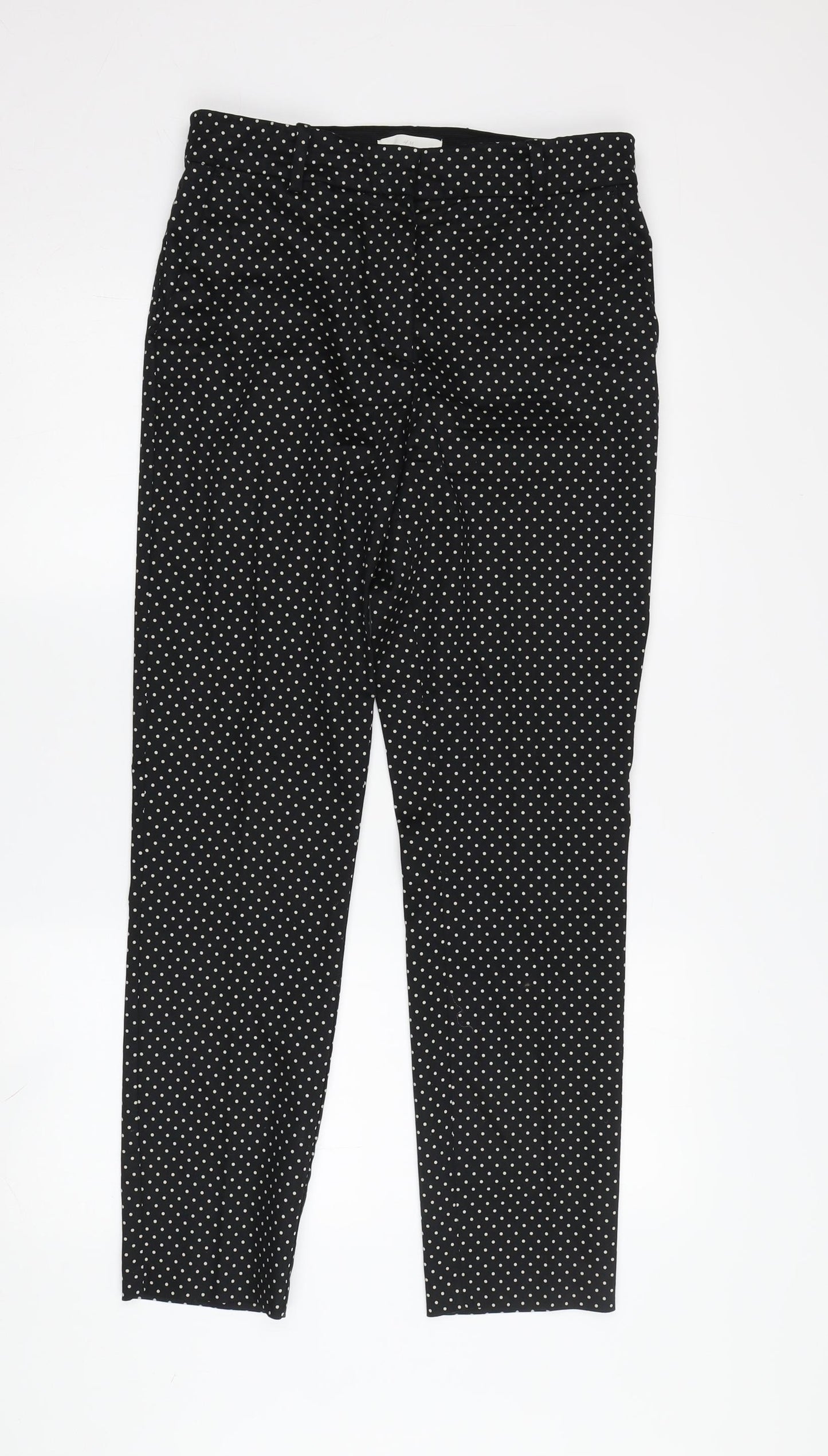 H&M Women's Black Polka Dot Jegging Size 10