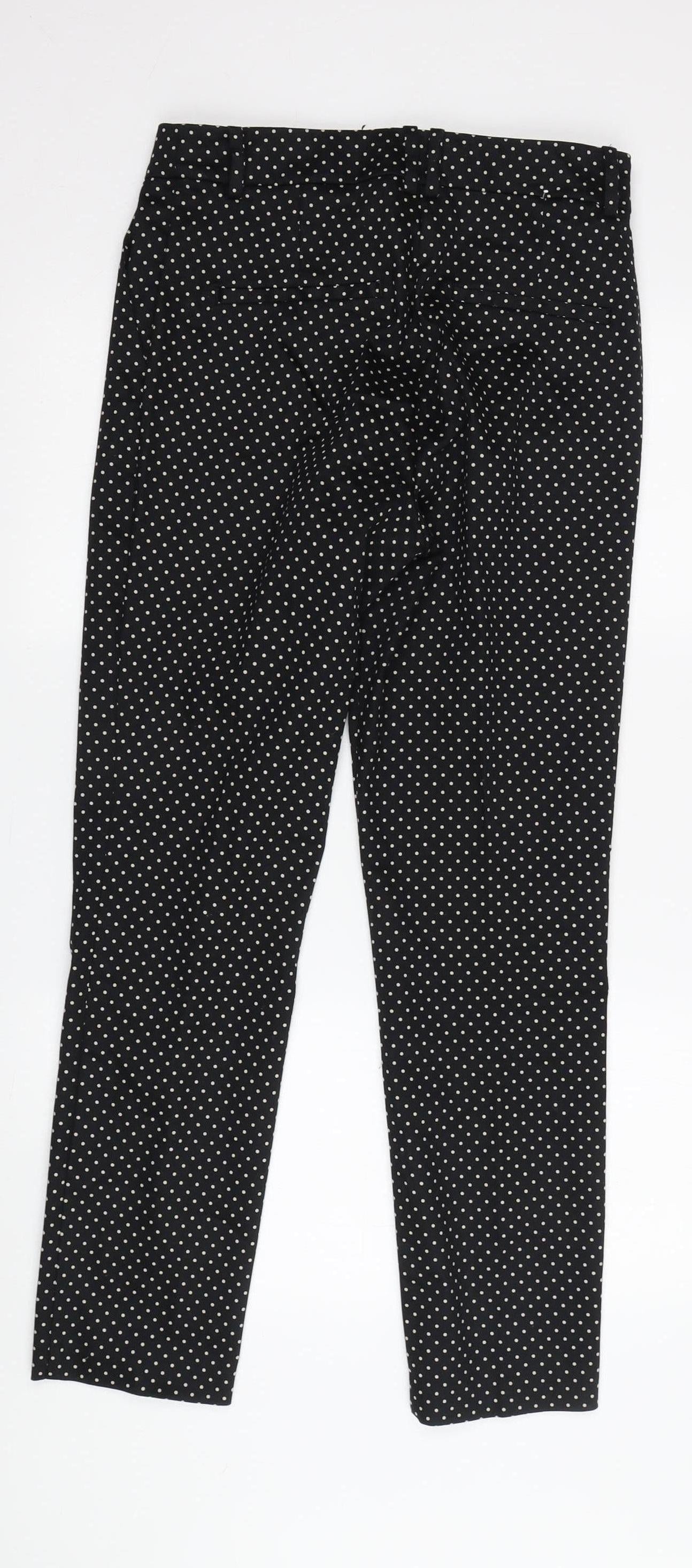 H&M Women's Black Polka Dot Jegging Size 10