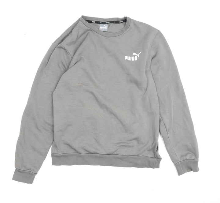 Puma Men’s Grey Pullover Sweatshirt S