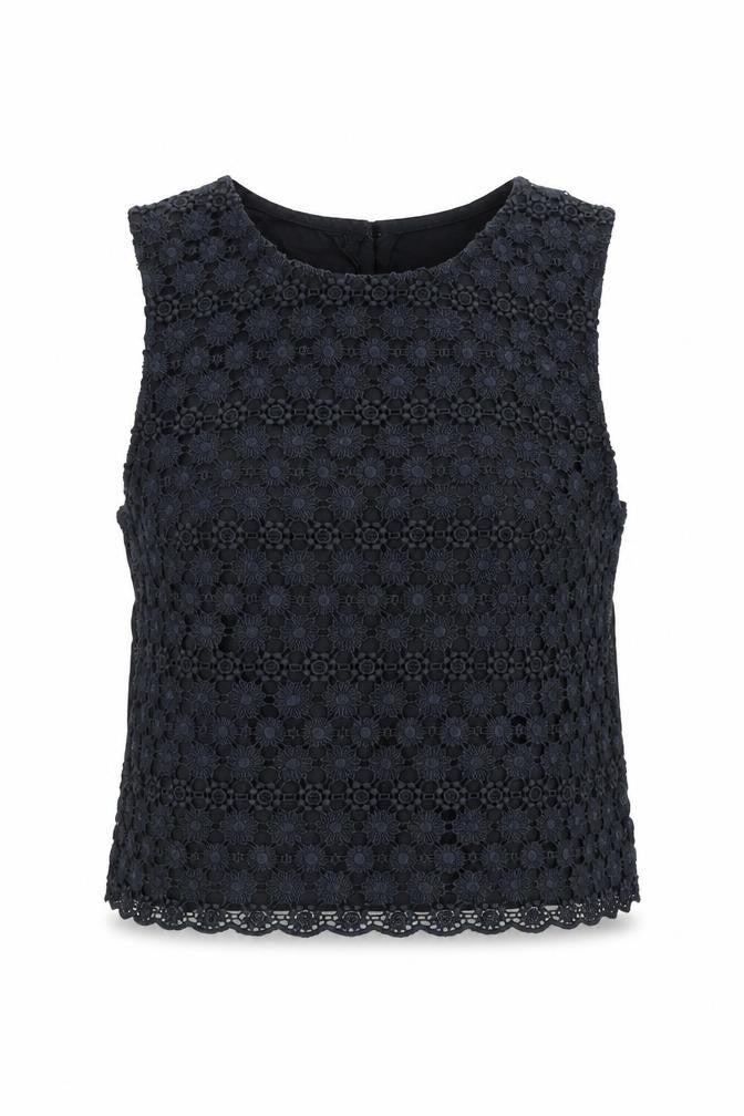 Front view of Oasis Women's Black Camisole Blouse, size 8