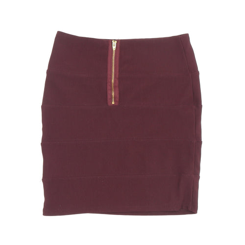 Topshop Women’s Red Bandage Skirt Size 8