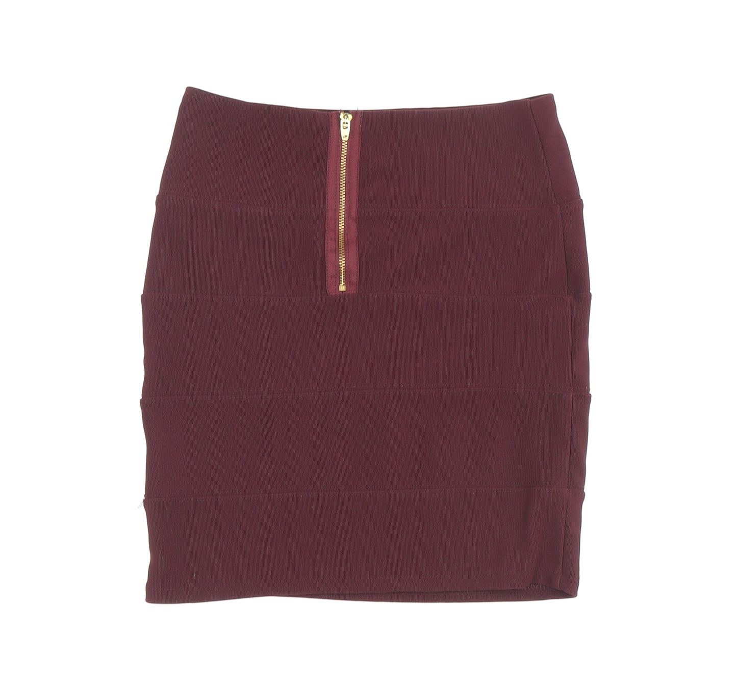 Topshop Women’s Red Bandage Skirt Size 8