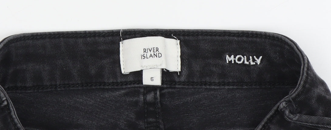 River Island Women's Black Skinny Jeans Size 6