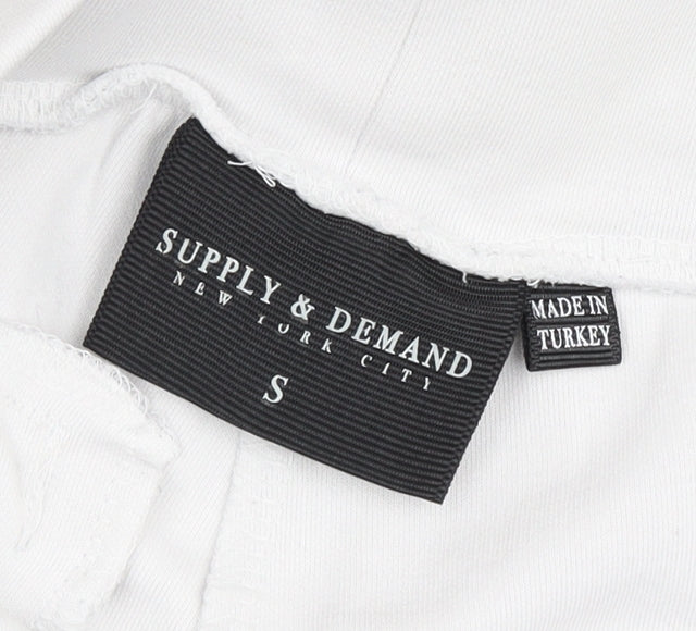 Supply & Demand Men's White Jogger Trousers Size S