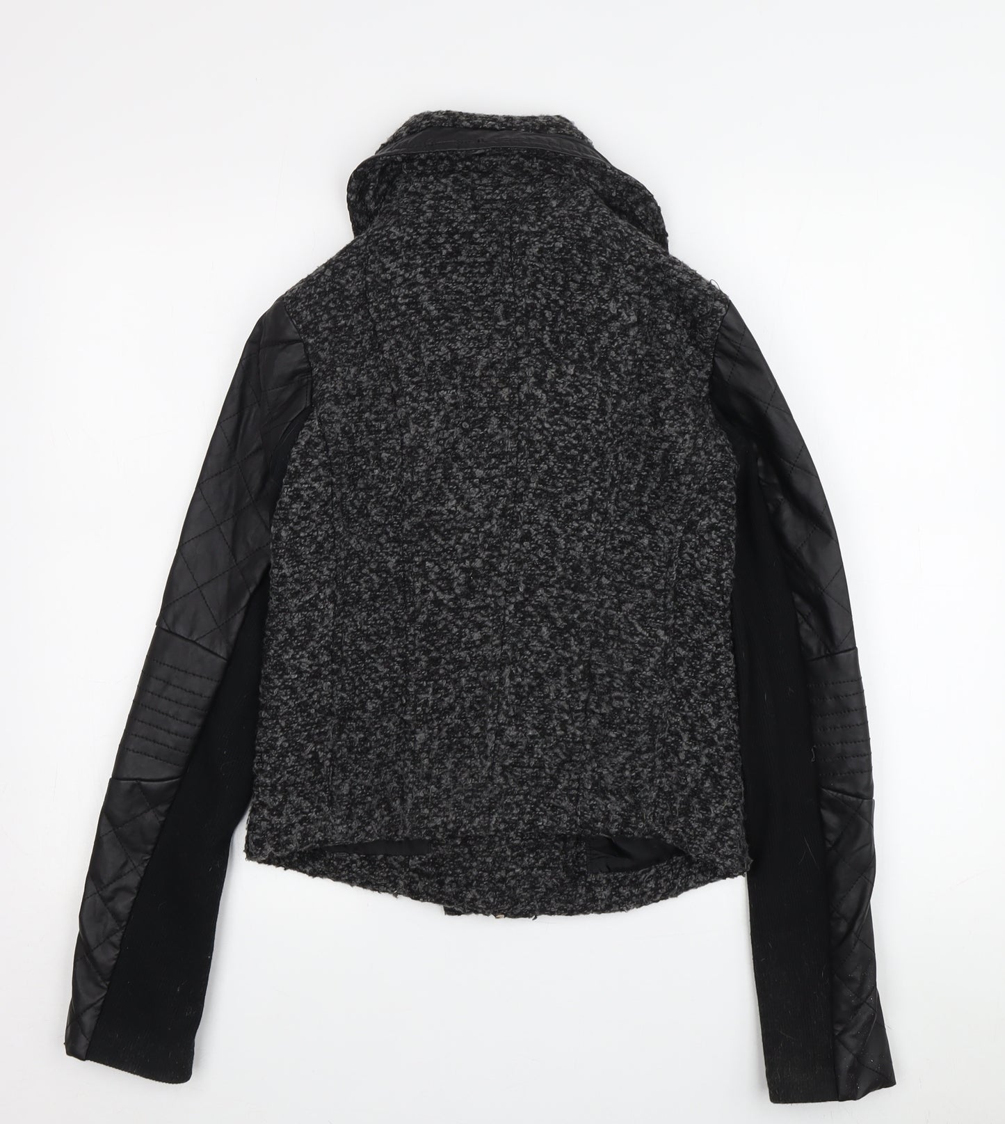 Orice Style Women’s Quilted Black Biker Jacket S