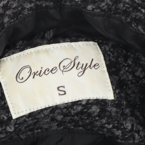 Orice Style Women’s Quilted Black Biker Jacket S