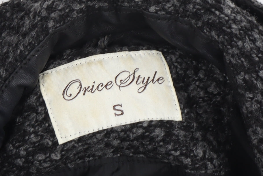 Orice Style Women’s Quilted Black Biker Jacket S