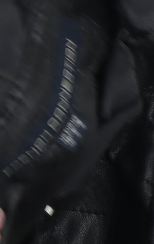 French Connection Women's Black Quilted Jacket Size 10