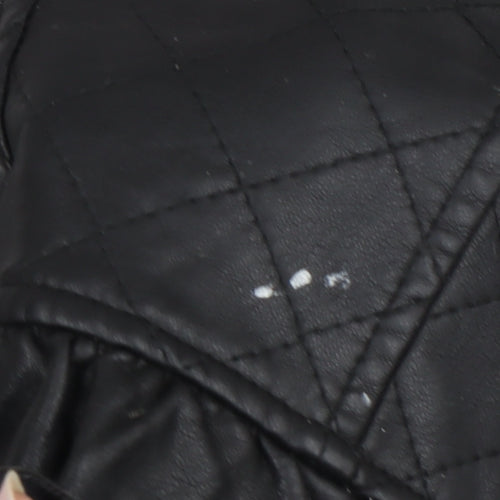 French Connection Women's Black Quilted Jacket Size 10