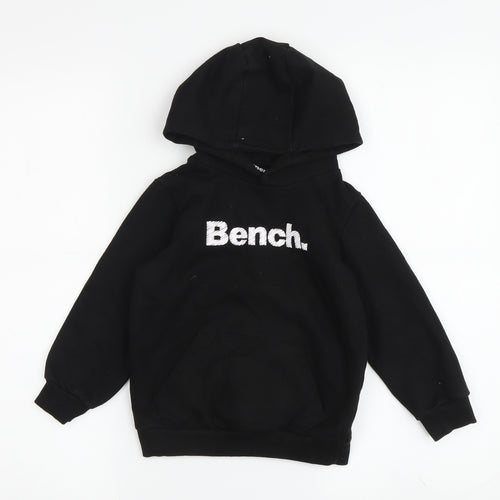 Bench Boys Black Pullover Hoodie 4-5 Years