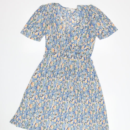 MNG Women's Floral Multicoloured XS Wrap Dress