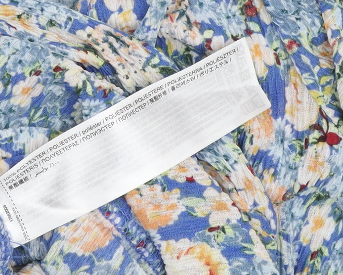 MNG Women's Floral Multicoloured XS Wrap Dress