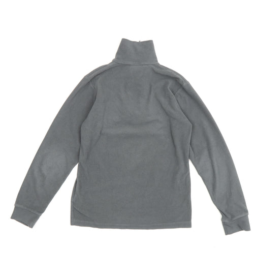 Trespass Grey Boys 1/4 Zip Fleece Sweatshirt, 9-10 Years