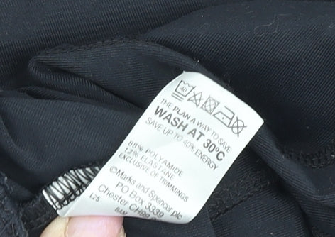 Marks and Spencer Women's Black Cropped Trousers Size 12