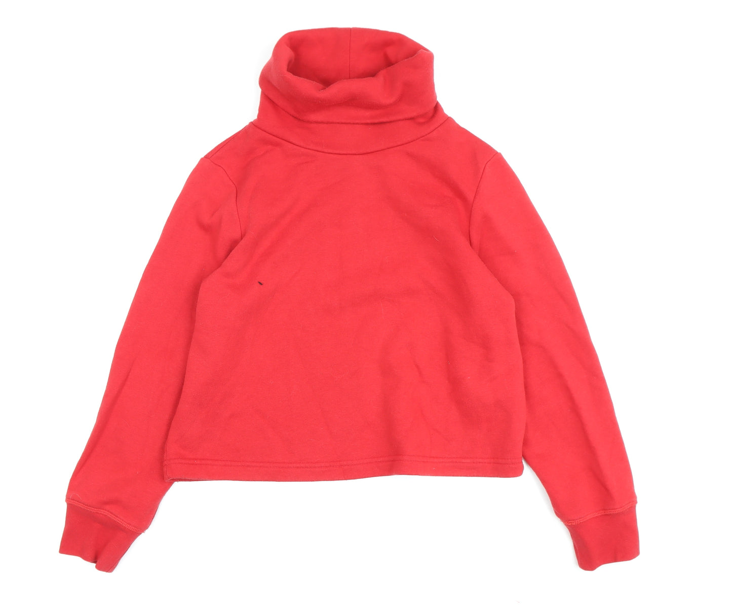 Zara Women's Red Pullover Sweatshirt S - Cosy Winter Essential