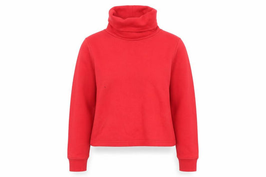Front view of Zara Women's Red Pullover Sweatshirt S - Cosy Winter Essential