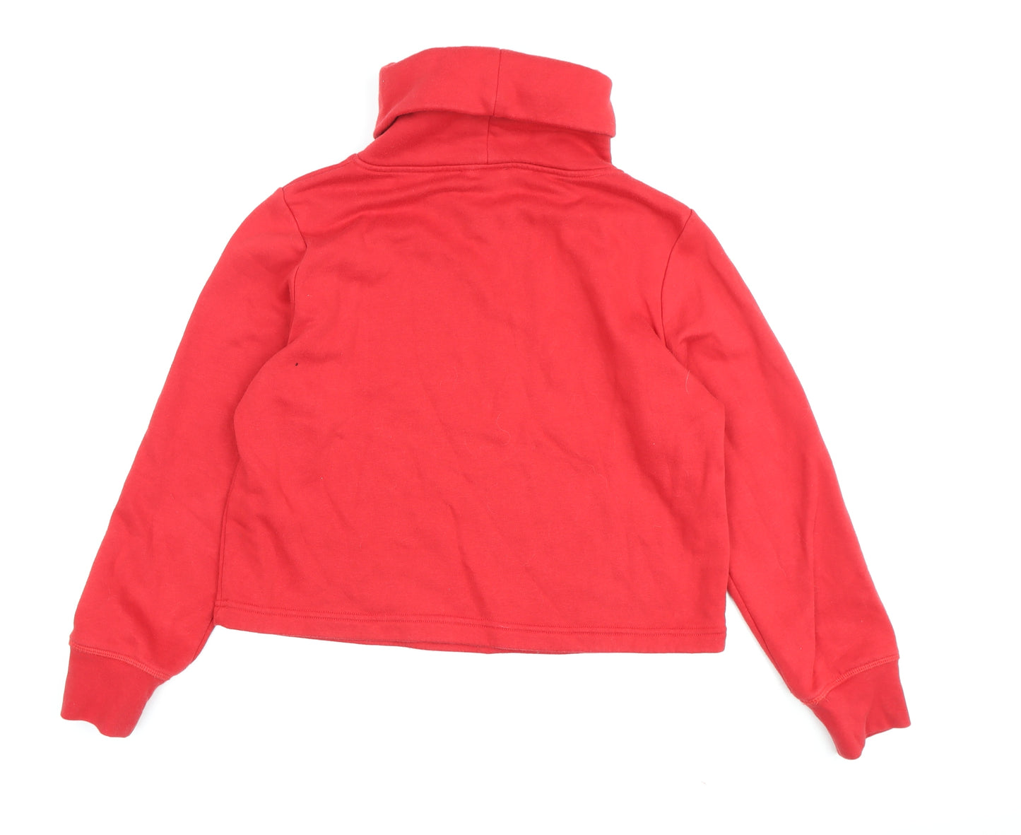 Zara Women's Red Pullover Sweatshirt S - Cosy Winter Essential
