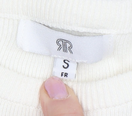 La Redoute Women's Beige Striped Pullover Jumper S