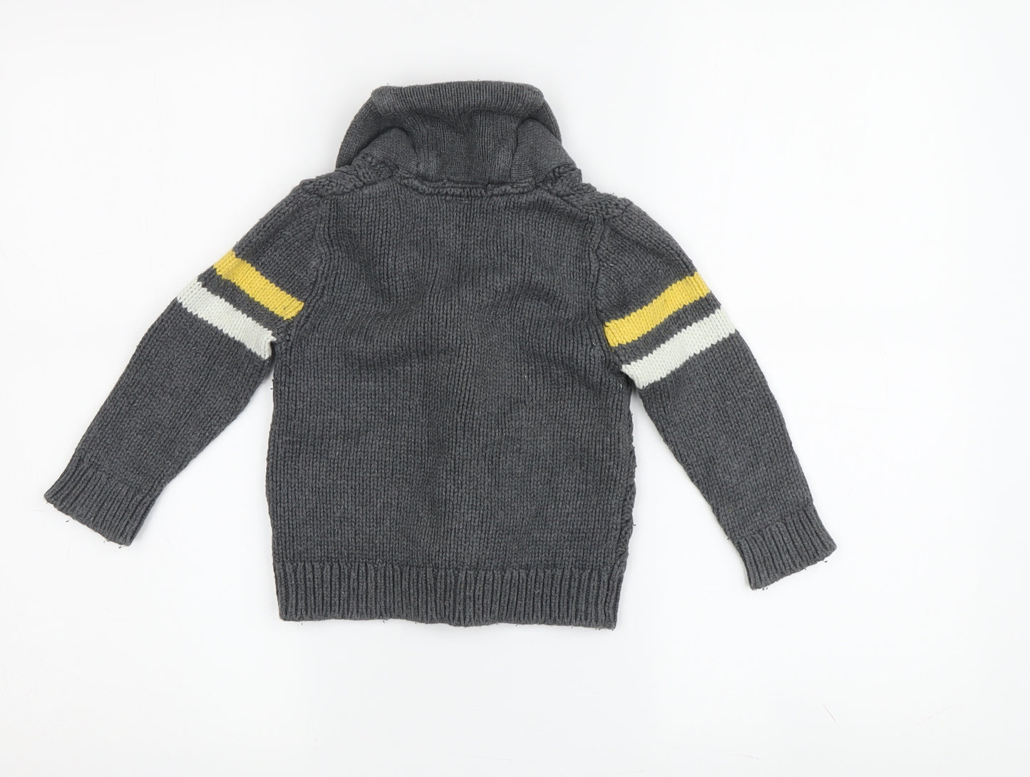 Gap Boys Grey Cable-Knit Cardigan 12-18 Months