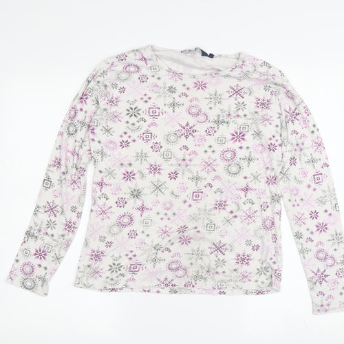 Isle Women's Multicoloured Winter Pyjama Top M