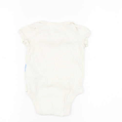 GAP Ivory Unisex Babygrow, 12-18M, Rainbow Design