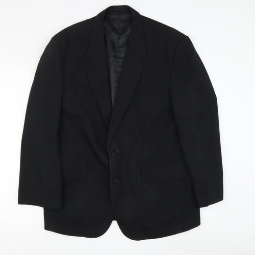 London Men's Black Blazer, Size 38, Two-Button