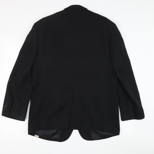 London Men's Black Blazer, Size 38, Two-Button