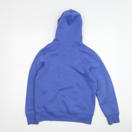 Converse Boys Blue Graphic Print Hoodie, M, Casual, Hooded