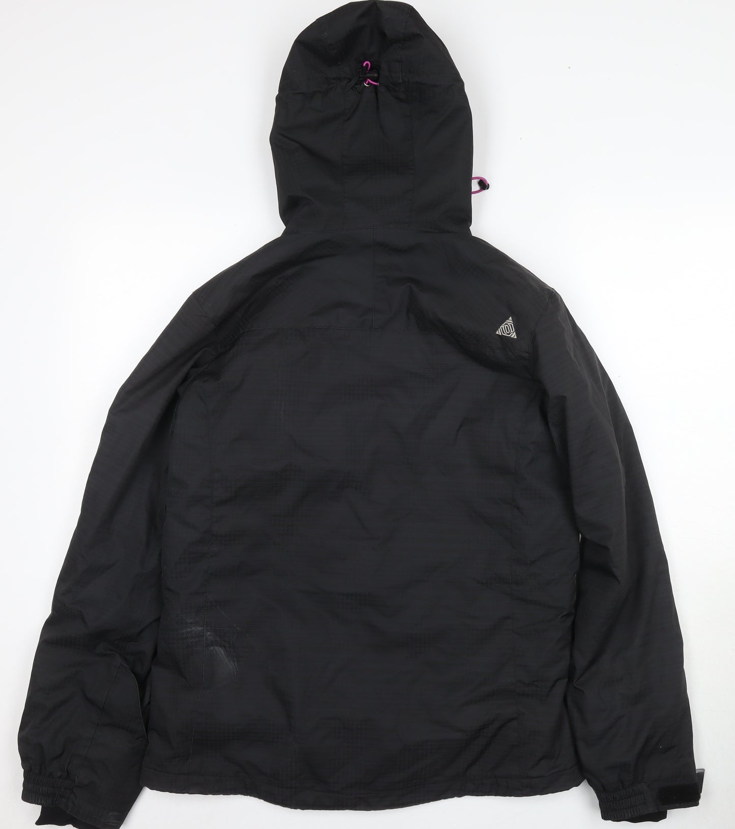 Animal Women's Black Ski Jacket, Size 12, Hooded Waterproof