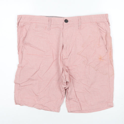 Red Herring Men's Pink Chino Shorts Size 36