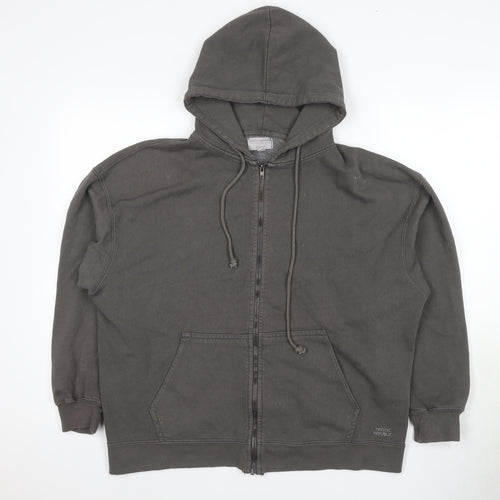 Pacific Republic Men’s Grey Full Zip Hoodie S