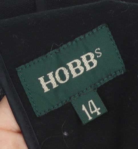 Hobbs Black Women’s Trench Coat Size 14, Cotton, Belted