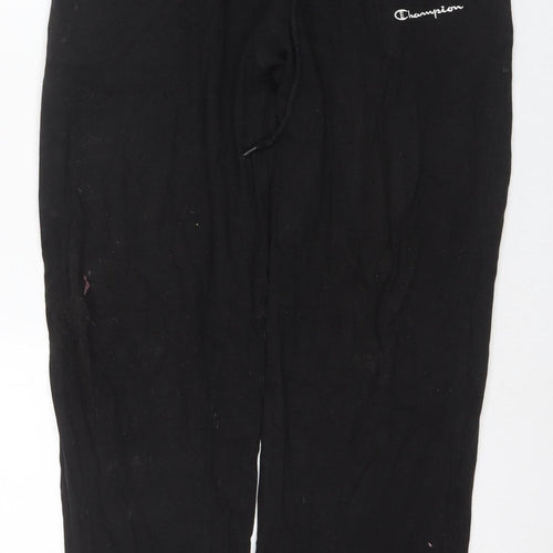 Champion Men's Black Sweatpants L Elastic Waist