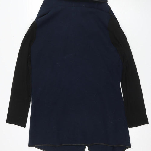 Apricot Women's Blue Black Open Cape M Buckle Casual