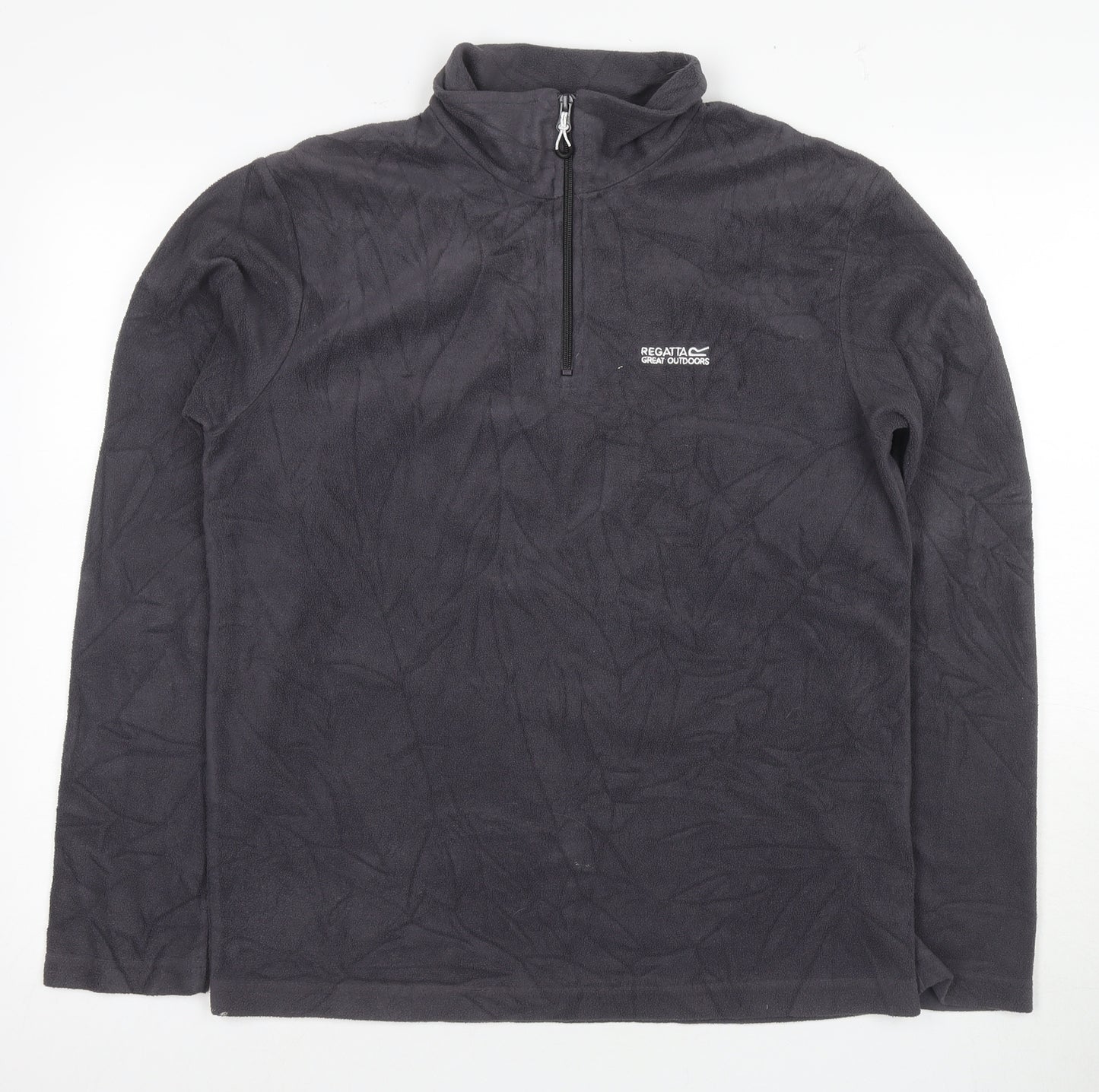 Regatta Men's Black Fleece Pullover Sweatshirt M