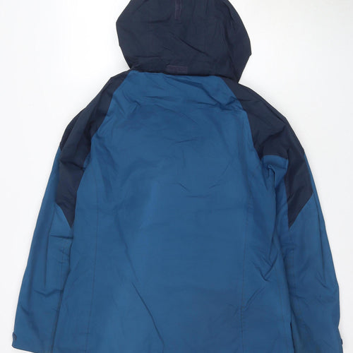 Regatta Women's Blue Waterproof Rain Jacket Size 16