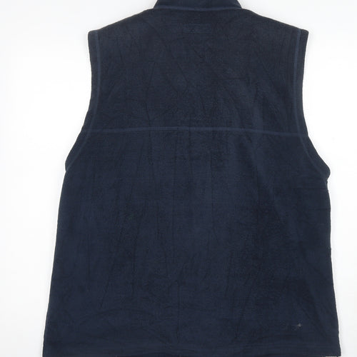 Cotton Traders Men's Blue Fleece Waistcoat M