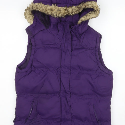 Mountain Warehouse Puffer Jacket Women Purple Size 10