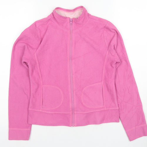 Cherokee Girls Pink Fleece Jacket, Size 12-13 Years