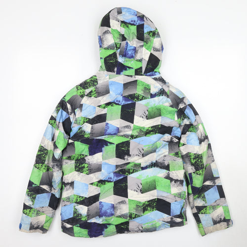 No Fear Boys Multicoloured Ski Jacket 9-10Y Geometric Design