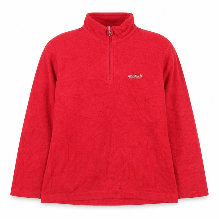 Regatta Unisex Red Fleece Pullover, Size 10