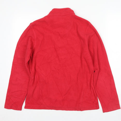 Regatta Unisex Red Fleece Pullover, Size 10