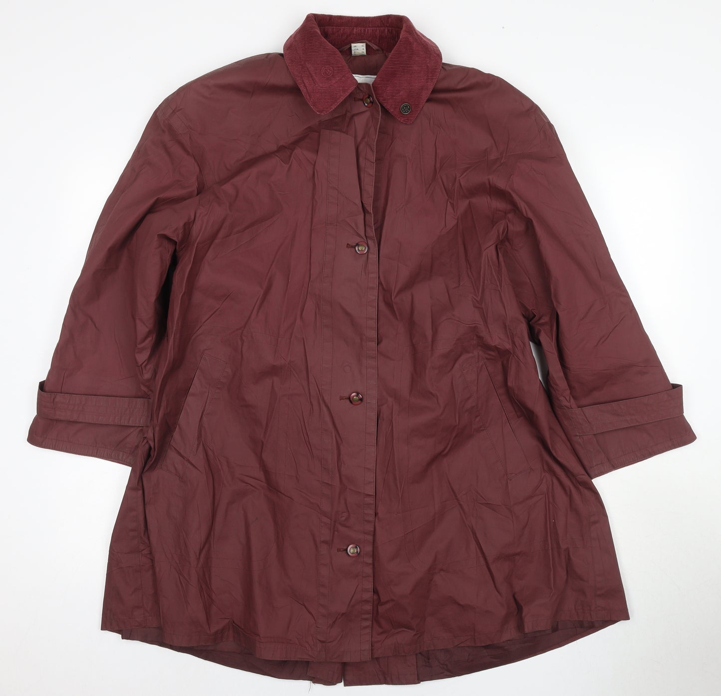 Aquabury Women's Brown Overcoat, Size 10