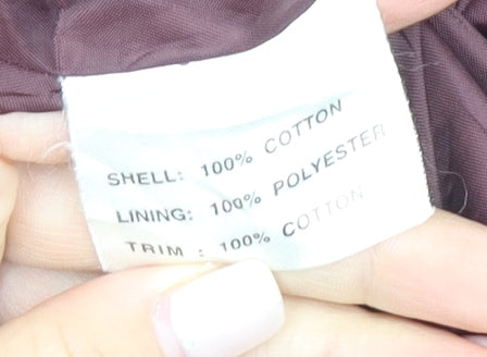 Aquabury Women's Brown Overcoat, Size 10