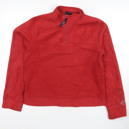 PSL Unisex Red Fleece Sweatshirt Size 12