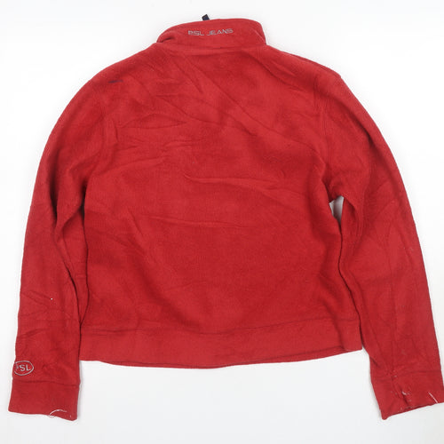 PSL Unisex Red Fleece Sweatshirt Size 12