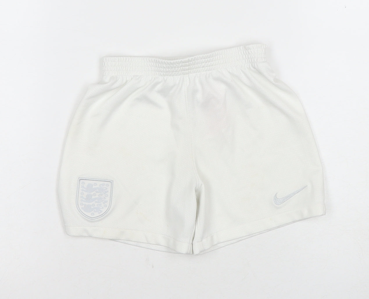 Nike Boys White Athletic Football Shorts M